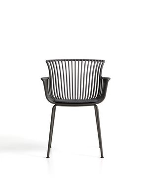 Kave Home Surpika tuinstoel Grafiet