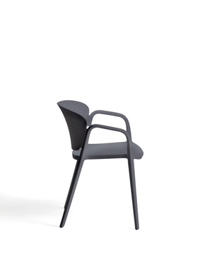 Kave Home Ania tuinstoel Donkergrijs