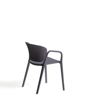 Kave Home Ania tuinstoel Donkergrijs