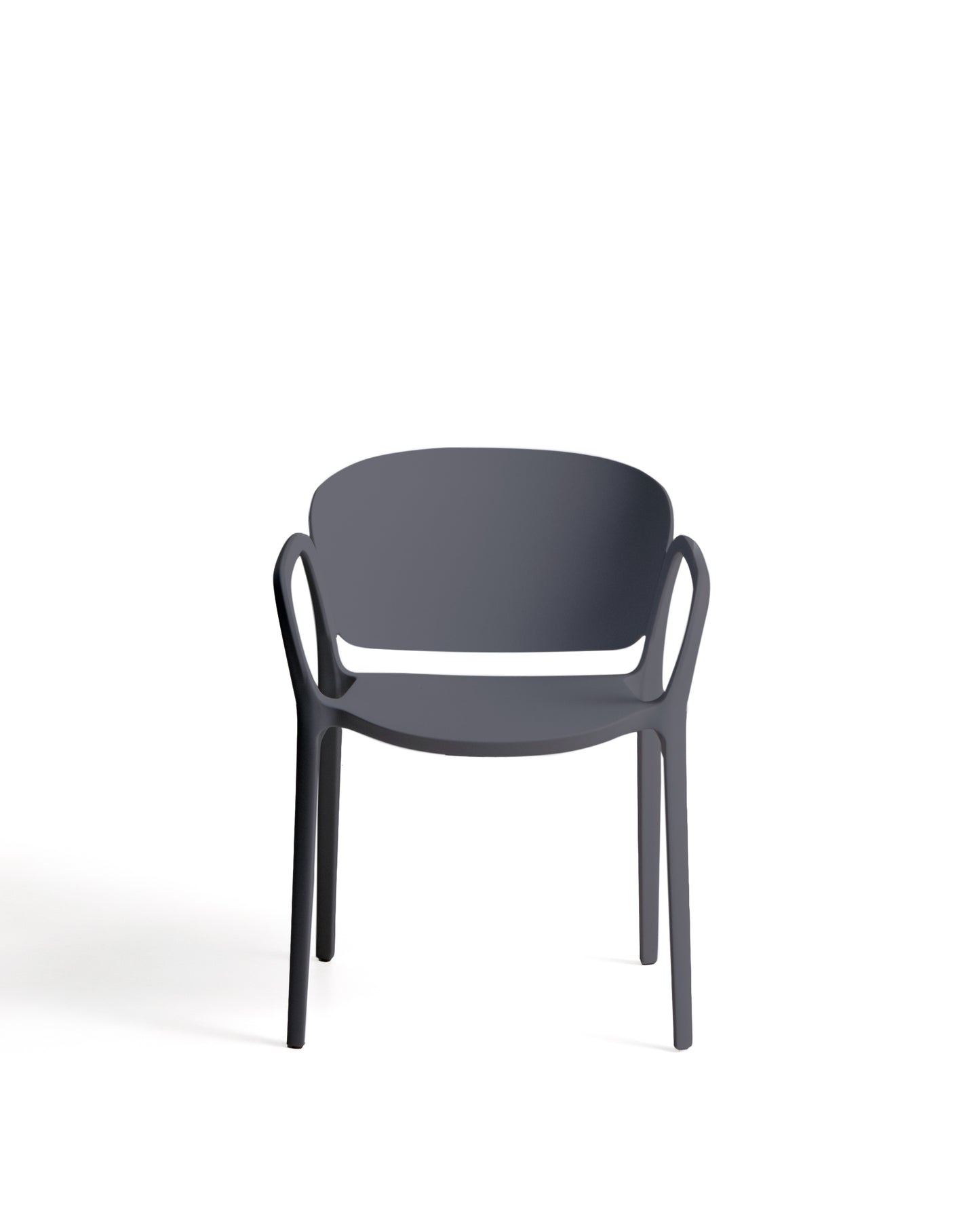 Kave Home Ania tuinstoel Donkergrijs