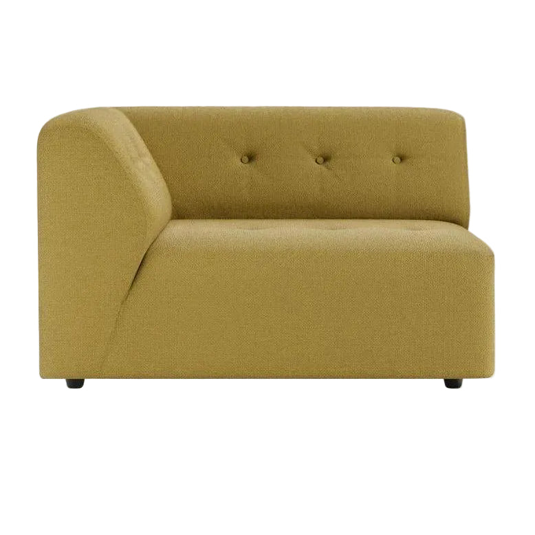 HKliving Vint bank left 1,5-seat Linen Burnt Ochre