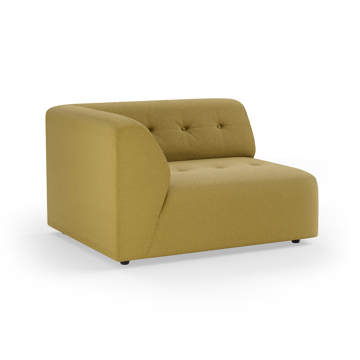 HKliving Vint bank left 1,5-seat Linen Burnt Ochre