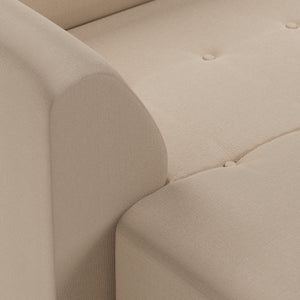 HKliving Vint bank left divan Knotted Beige