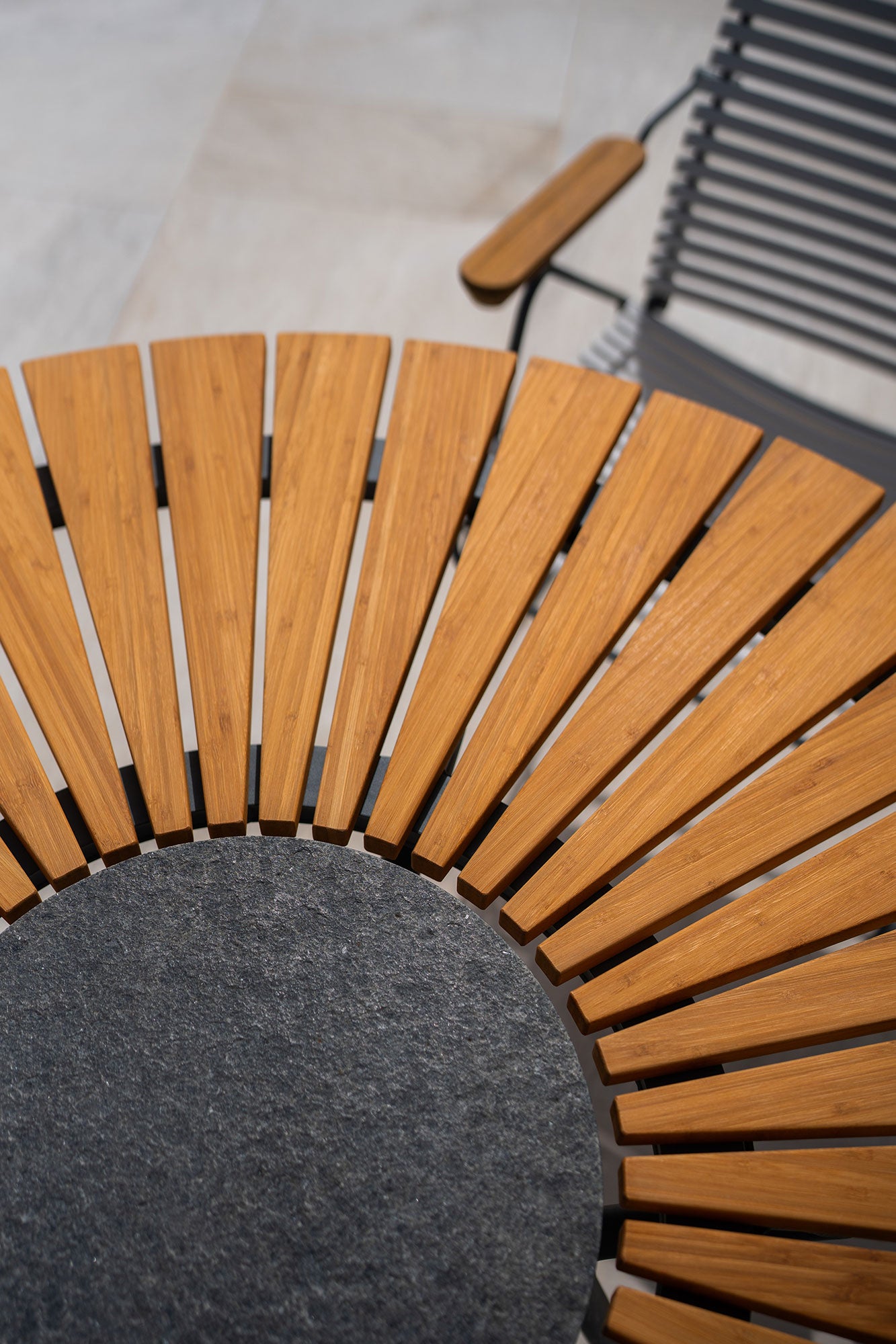 Houe Circle tuintafel Ø150 cm Bamboo