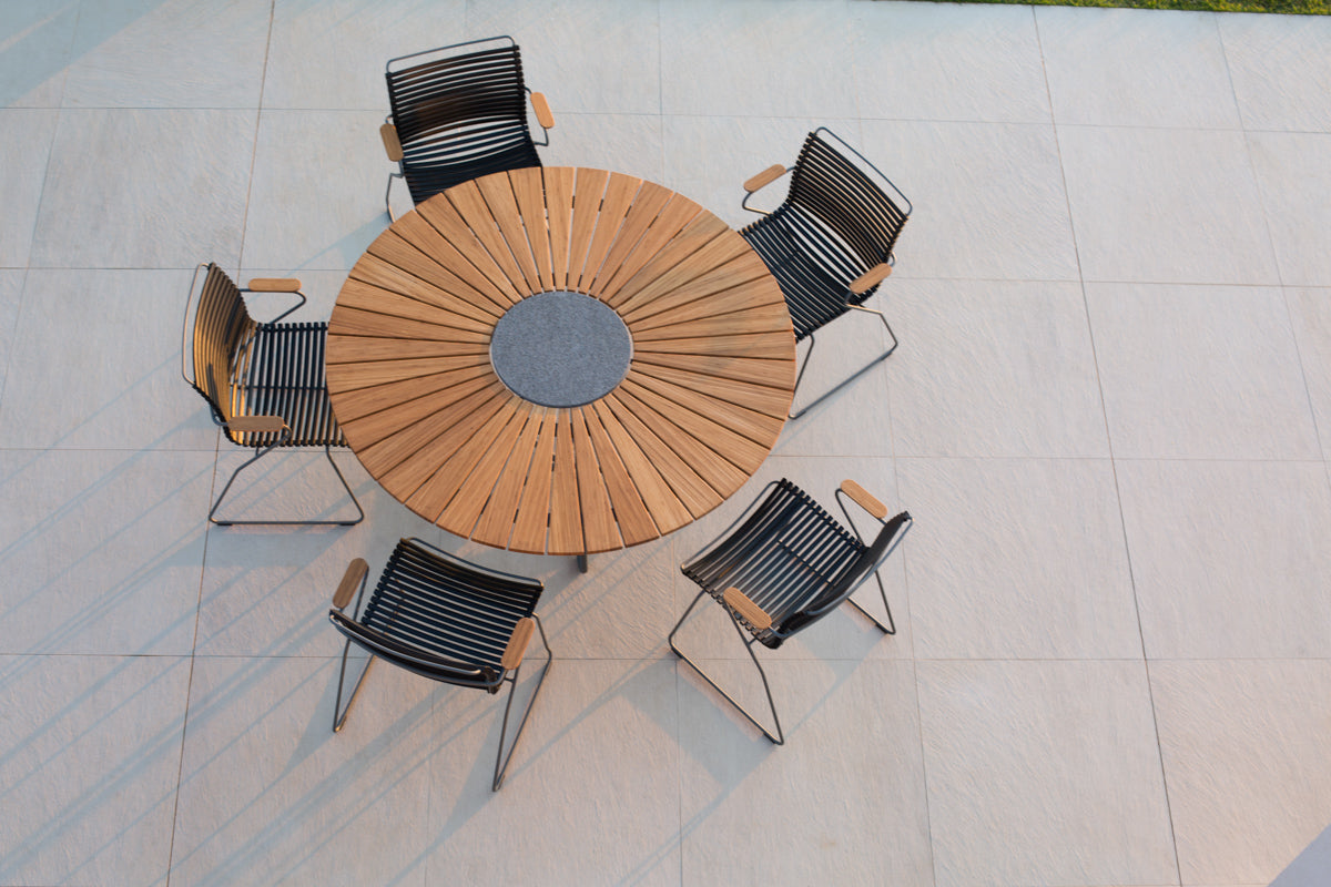 Houe Circle tuintafel Ø150 cm Bamboo