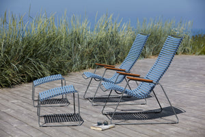 Houe Click voetenbank Pigeon Blue