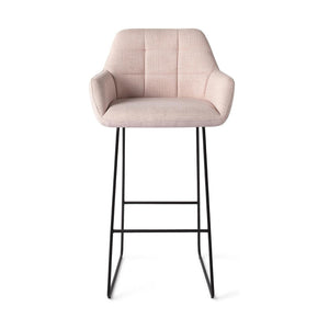 Jesper Home Noto barkruk H75 Petal Pink slide black