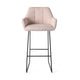 Jesper Home Noto barkruk H75 Petal Pink slide black
