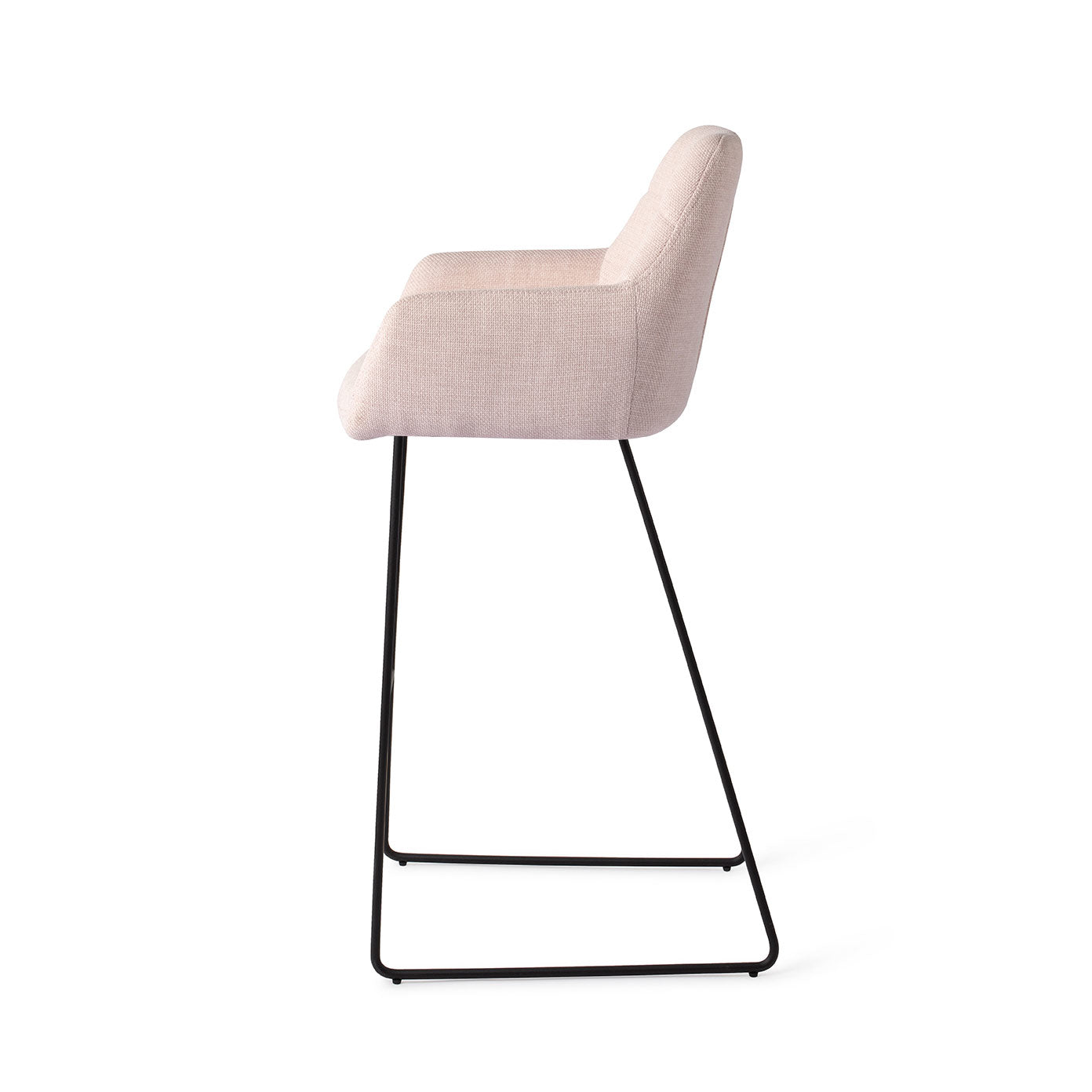 Jesper Home Noto barkruk H75 Petal Pink slide black
