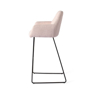 Jesper Home Noto barkruk H75 Petal Pink slide black