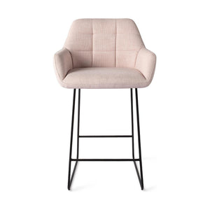 Jesper Home Noto barkruk H65 Petal Pink slide black