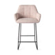 Jesper Home Noto barkruk H65 Petal Pink slide black
