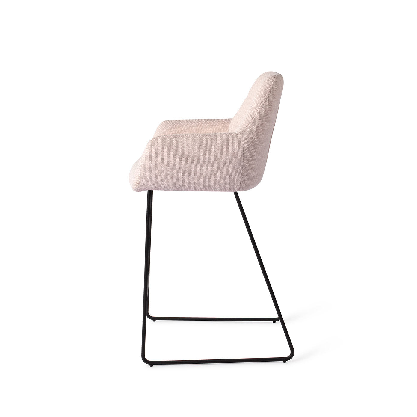 Jesper Home Noto barkruk H65 Petal Pink slide black