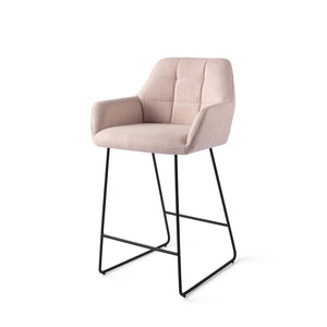 Jesper Home Noto barkruk H65 Petal Pink slide black