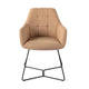 Jesper Home Noto eetkamerstoel Toasted Toffee beehive black