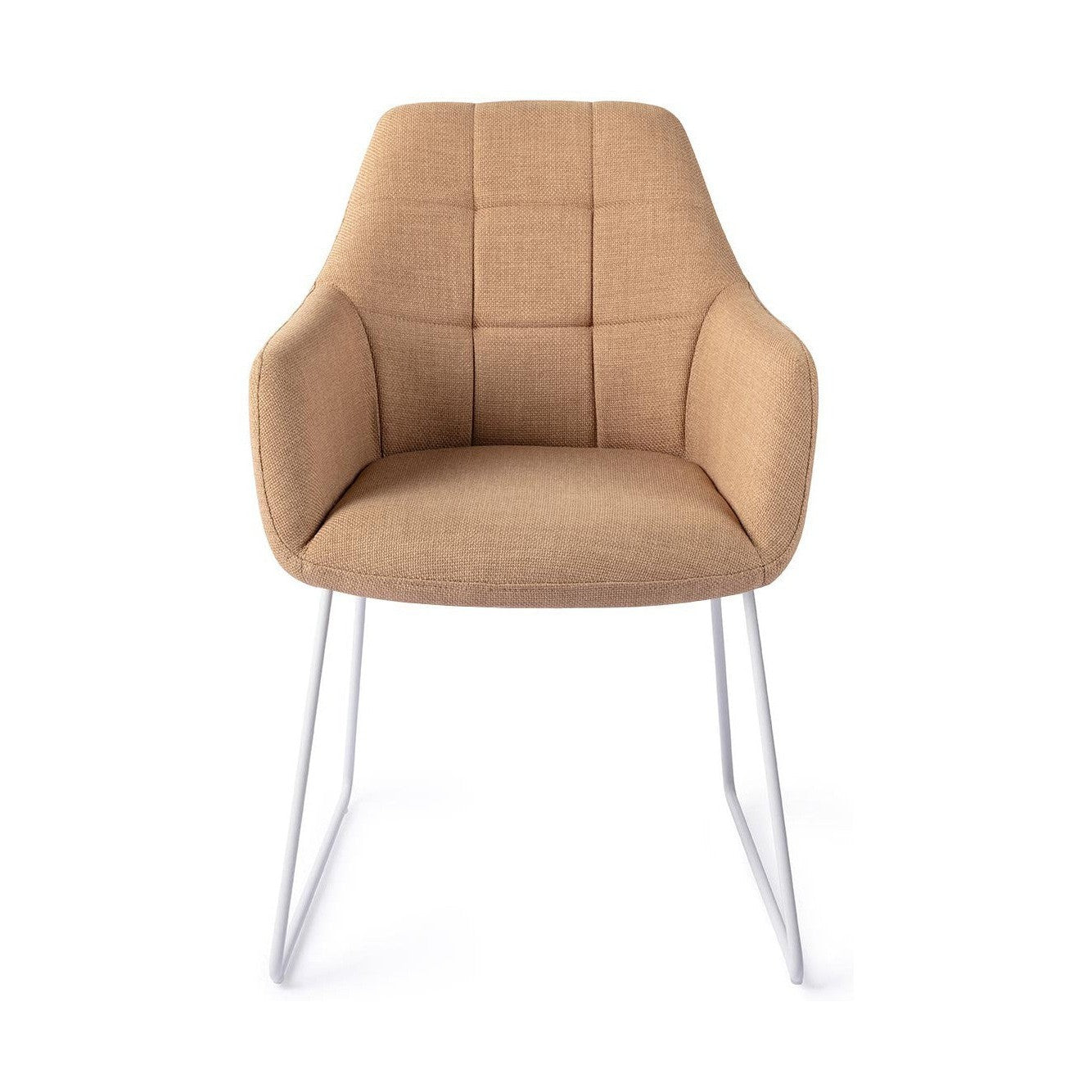 Jesper Home Noto eetkamerstoel Toasted Toffee slide white