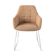 Jesper Home Noto eetkamerstoel Toasted Toffee slide white