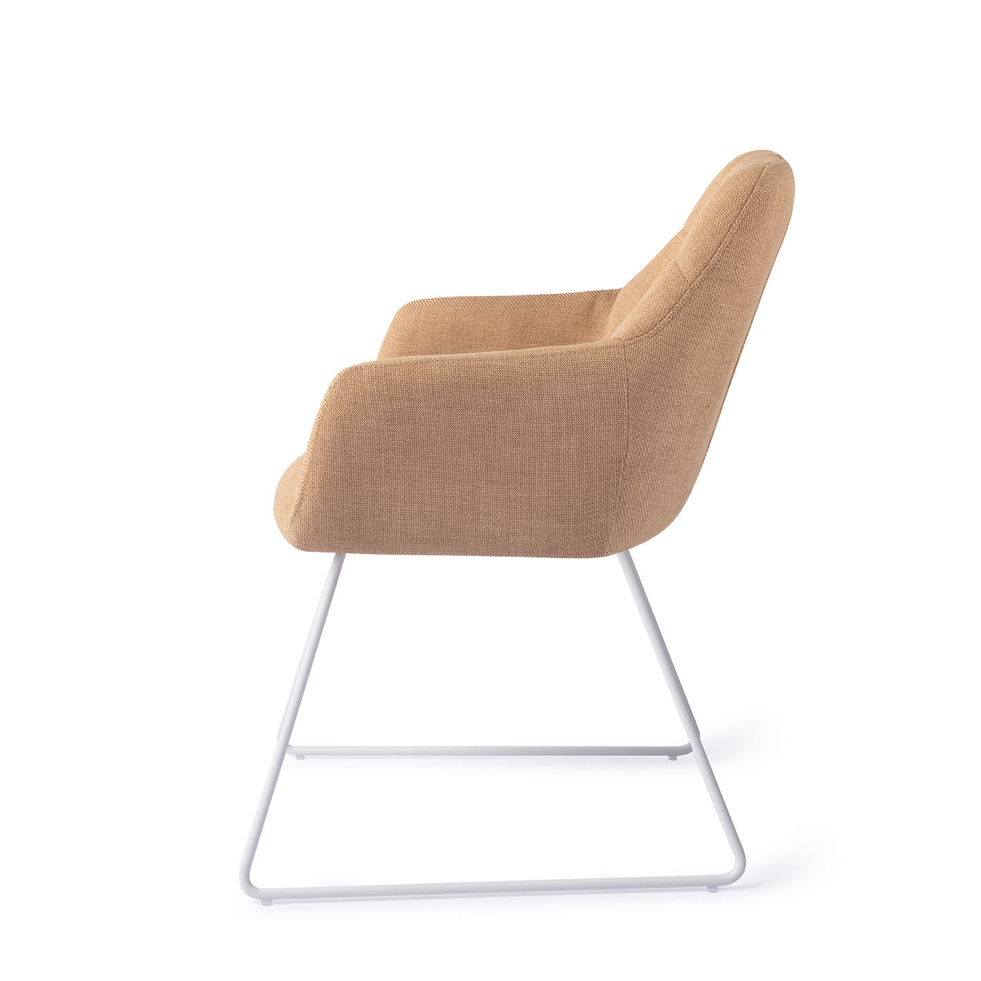 Jesper Home Noto eetkamerstoel Toasted Toffee slide white