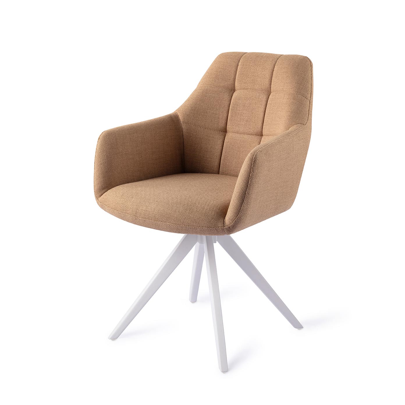 Jesper Home Noto eetkamerstoel Toasted Toffee turn white