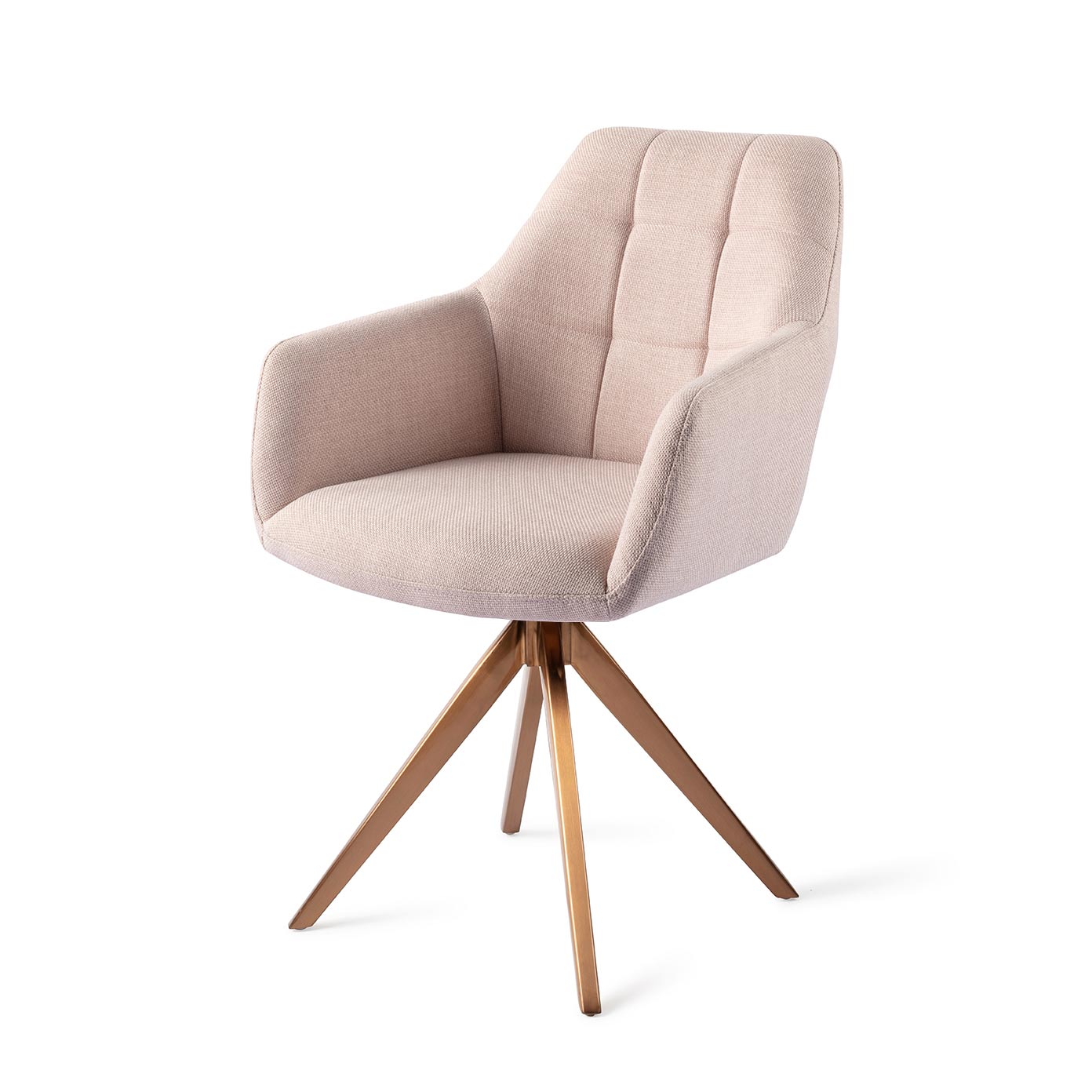 Jesper Home Noto eetkamerstoel Petal Pink turn rose