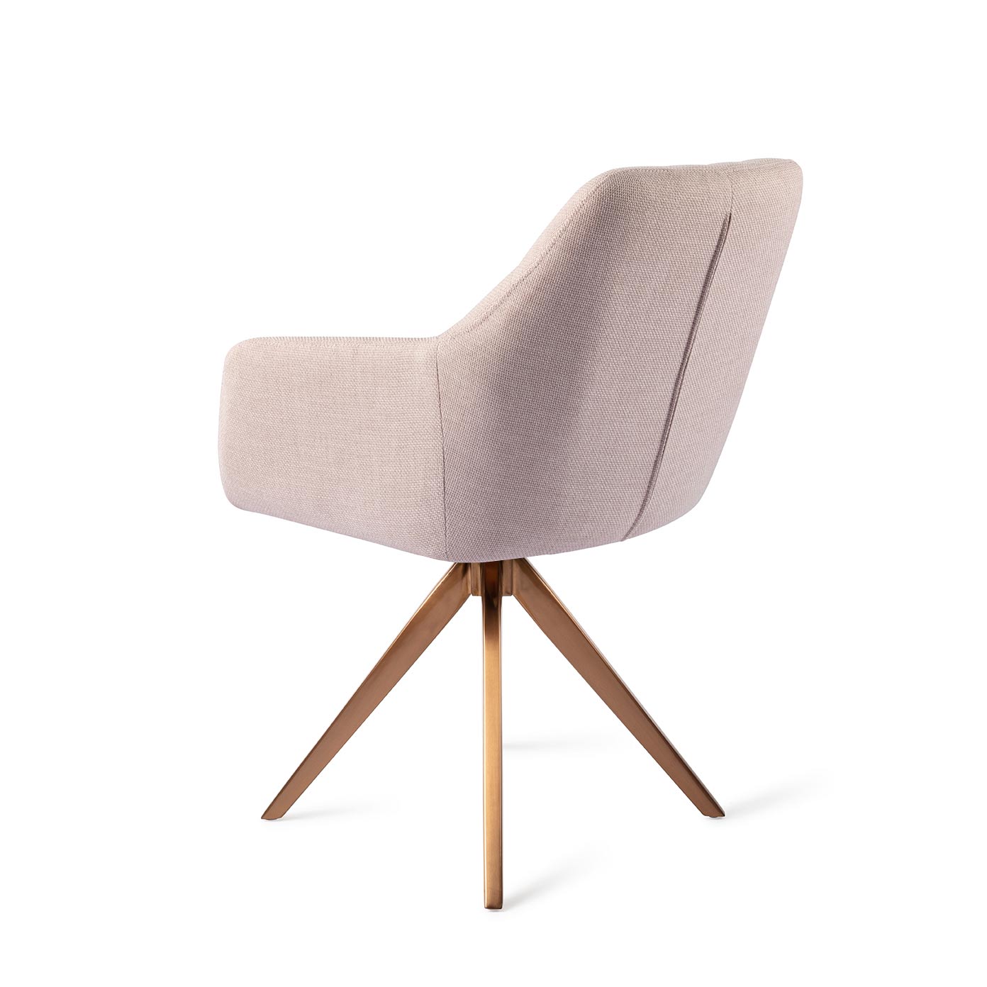 Jesper Home Noto eetkamerstoel Petal Pink turn rose