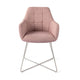 Jesper Home Noto eetkamerstoel Vintage Rose cross steel