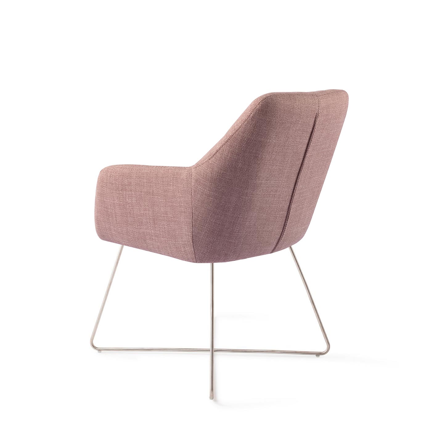 Jesper Home Noto eetkamerstoel Vintage Rose cross steel