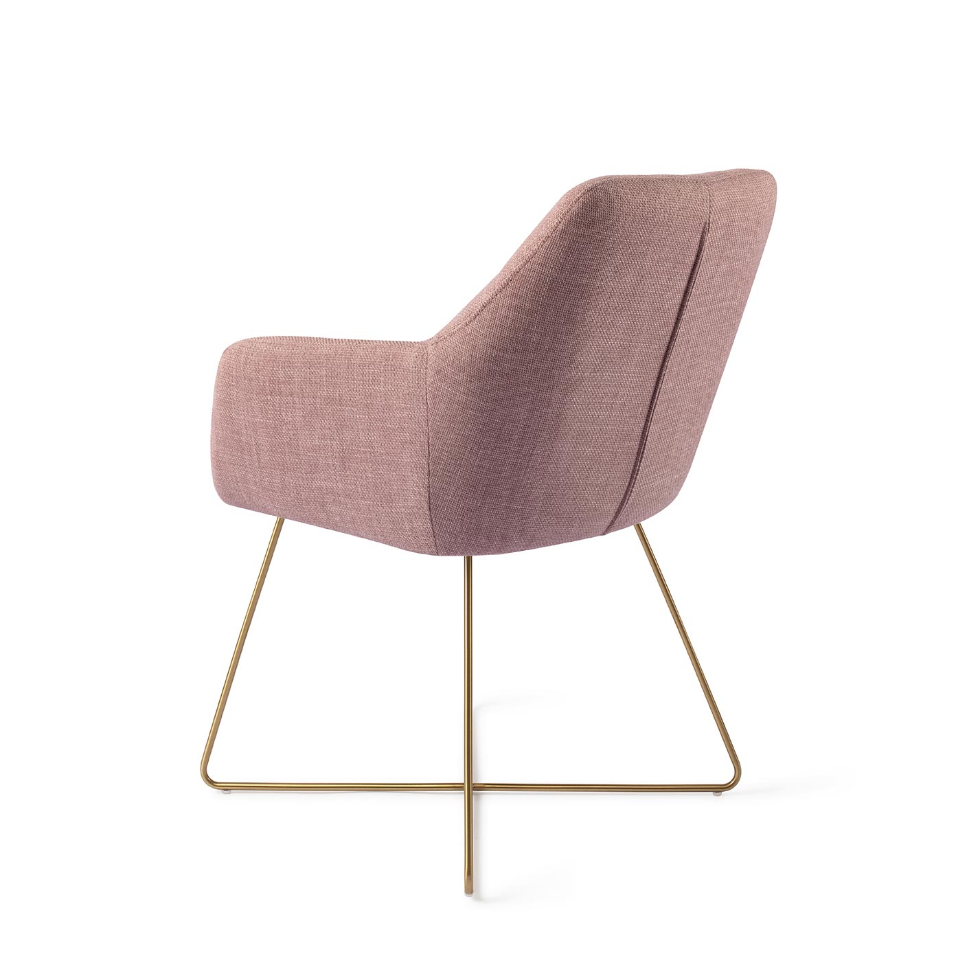 Jesper Home Noto eetkamerstoel Vintage Rose cross gold