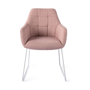 Jesper Home Noto eetkamerstoel Vintage Rose slide white