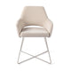 Jesper Home x HelloChair Yanai eetkamerstoel Beige Bliss cross steel