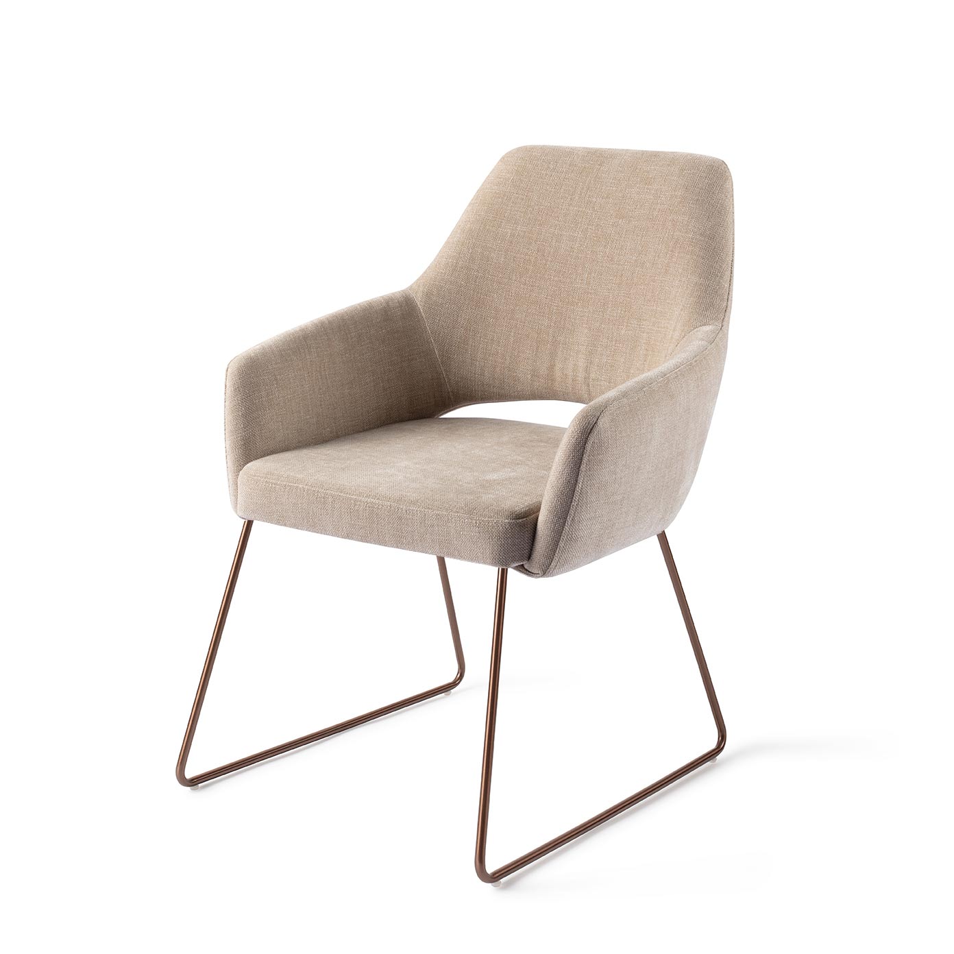 Jesper Home x HelloChair Yanai eetkamerstoel Canvas Cloud slide rose