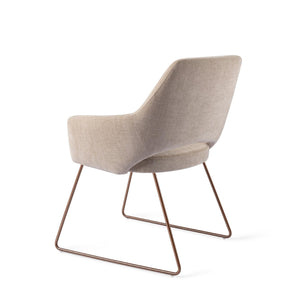 Jesper Home x HelloChair Yanai eetkamerstoel Canvas Cloud slide rose