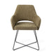 Jesper Home x HelloChair Yanai eetkamerstoel Olive Oasis cross black