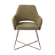 Jesper Home x HelloChair Yanai eetkamerstoel Olive Oasis cross rose