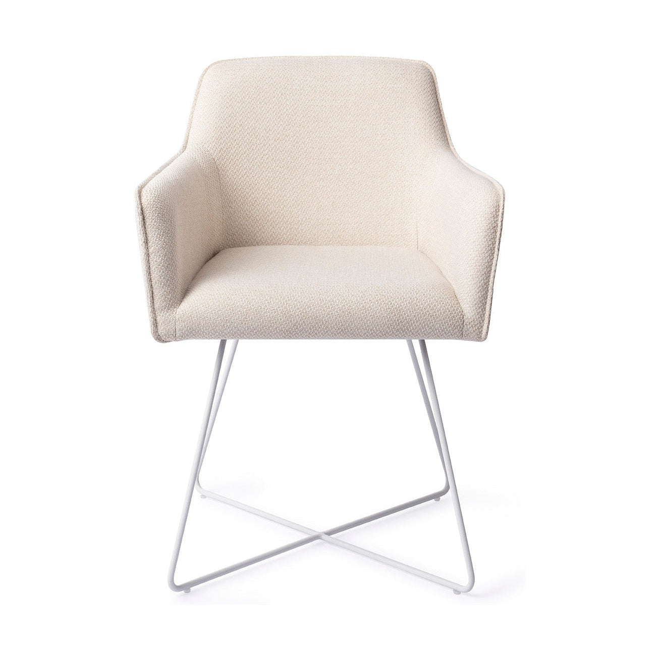 Jesper Home Hofu eetkamerstoel Enoki cross white