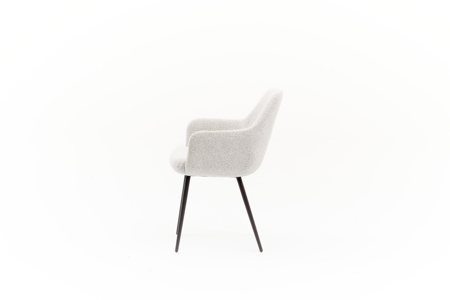 HelloChair HC29 Mijs eetkamerstoel Alpine Champagne vierpoot zwart