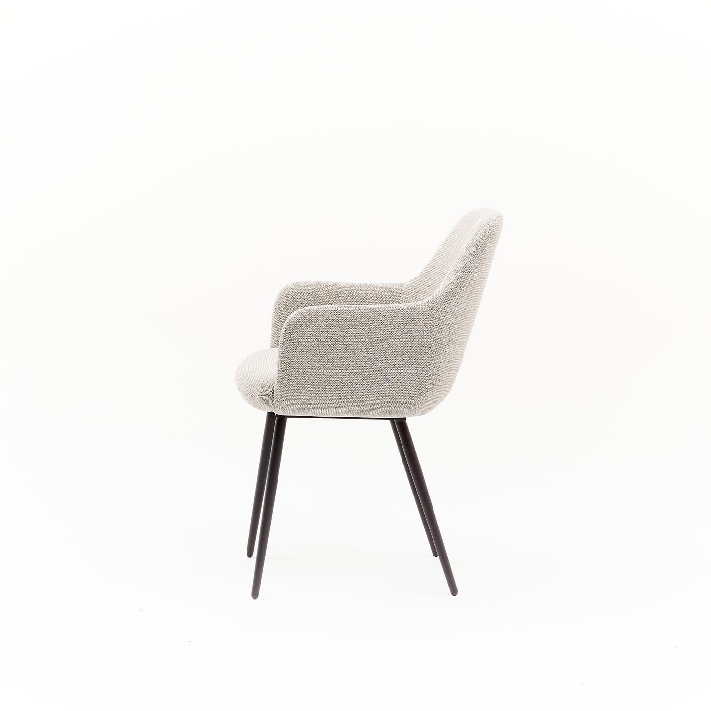 HelloChair HC29 Mijs eetkamerstoel Sneak Naturel vierpoot zwart