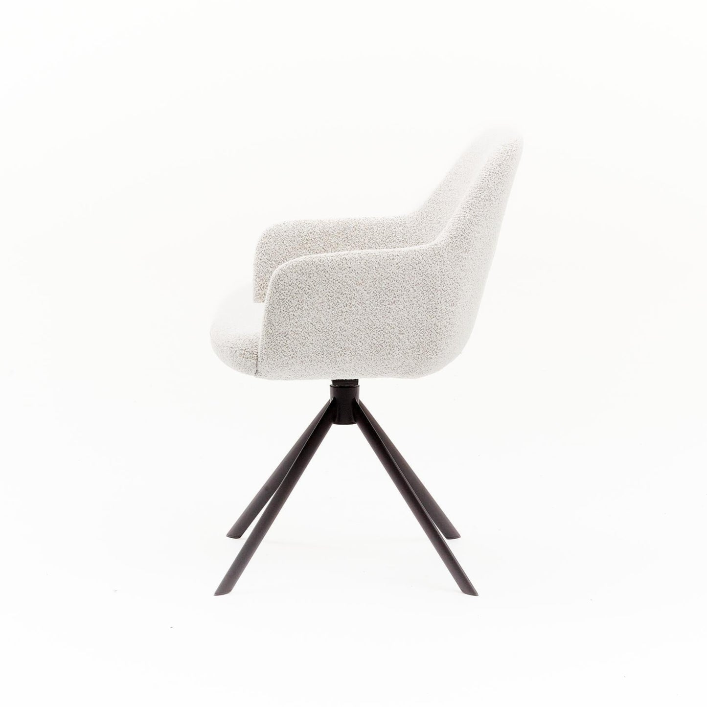 HelloChair HC29 Mijs eetkamerstoel Alpine Champagne spinpoot zwart
