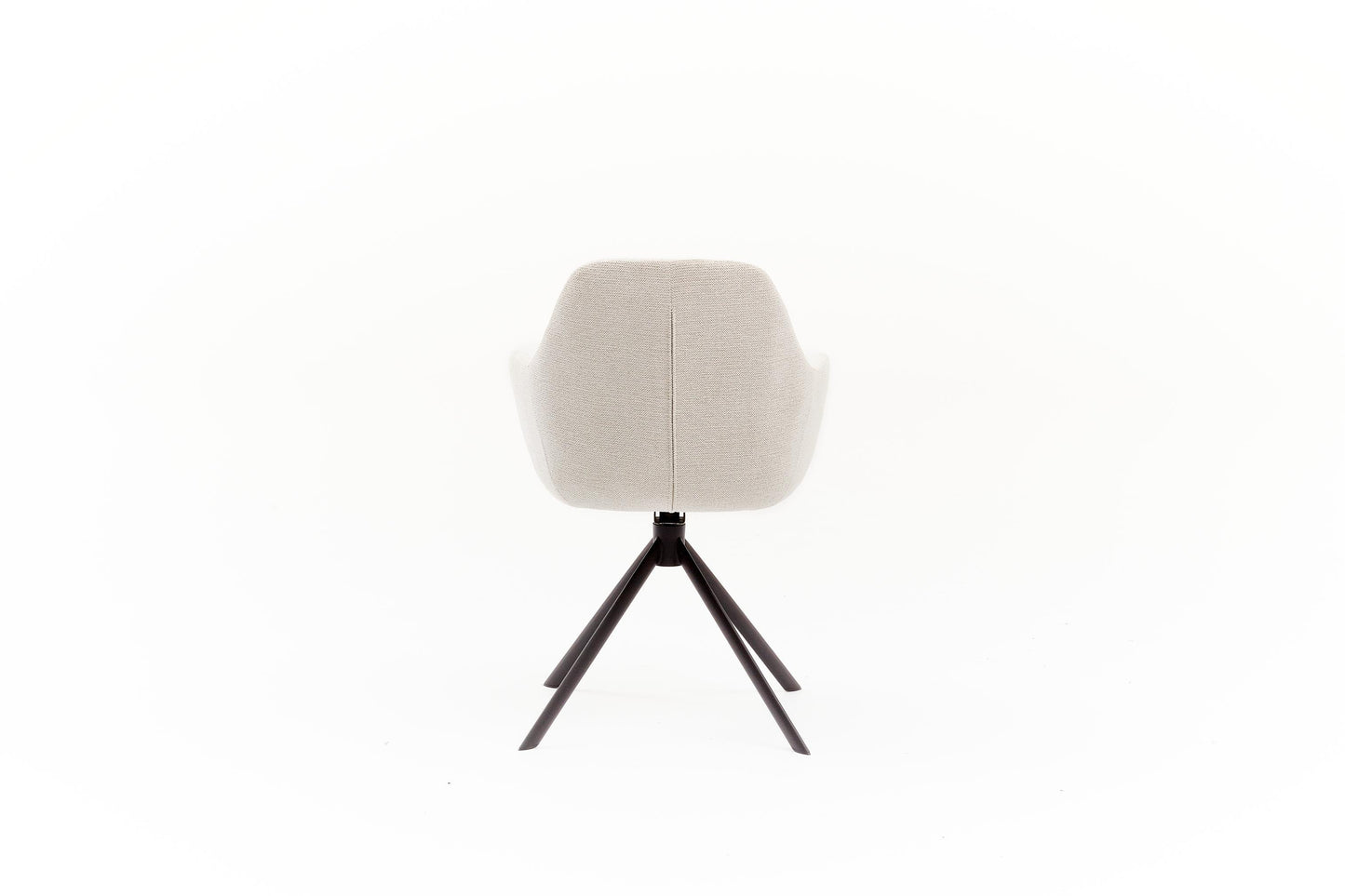 HelloChair HC29 Mijs eetkamerstoel Sneak Linen spinpoot zwart