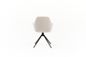 HelloChair HC29 Mijs eetkamerstoel Sneak Linen spinpoot zwart