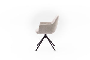 HelloChair HC29 Mijs eetkamerstoel Sneak Naturel spinpoot zwart