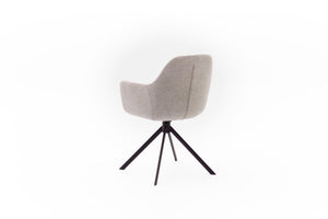 HelloChair HC29 Mijs eetkamerstoel Sneak Naturel spinpoot zwart