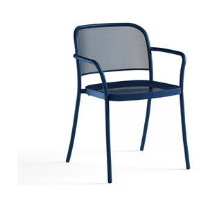 EMU Café tuinstoel met arm sapphire blue
