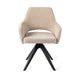 Jesper Home x HelloChair Yanai eetkamerstoel Canvas Cloud revolve oak black