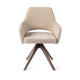 Jesper Home x HelloChair Yanai eetkamerstoel Canvas Cloud revolve oak walnut