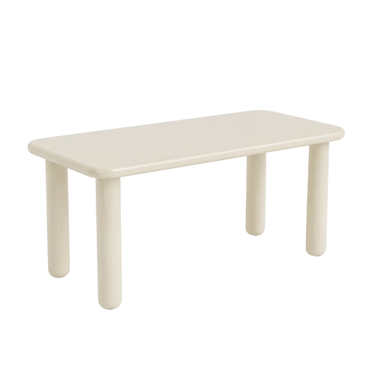 HelloTable x Chef van der Lecq eettafel rechthoek 200x80 cm hoogglans RAL1013