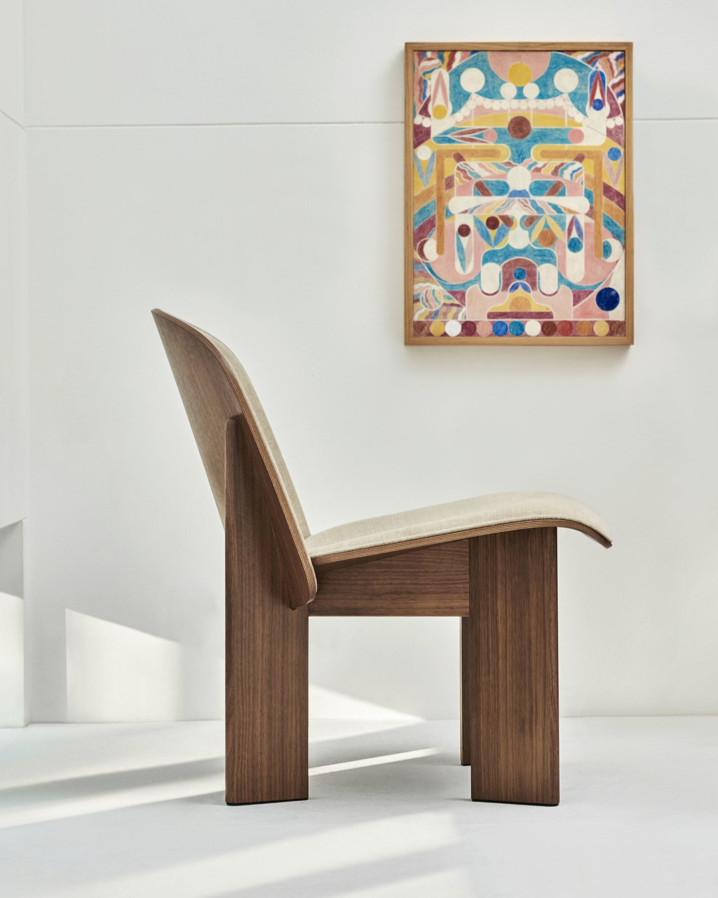 HAY Chisel fauteuil Sense Forest/bordeaux gelakt beukenhout