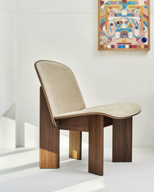 HAY Chisel fauteuil Volume 01/gelakt notenhout