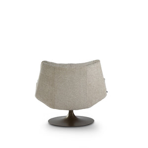 Dyyk Papilon fauteuil Portofino Naturel anodic brown