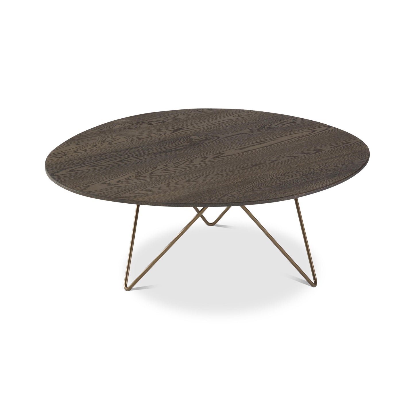 Dyyk Zizou salontafel eiken Espresso 105x95 cm